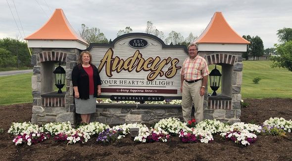 Sign in front of Audrey's