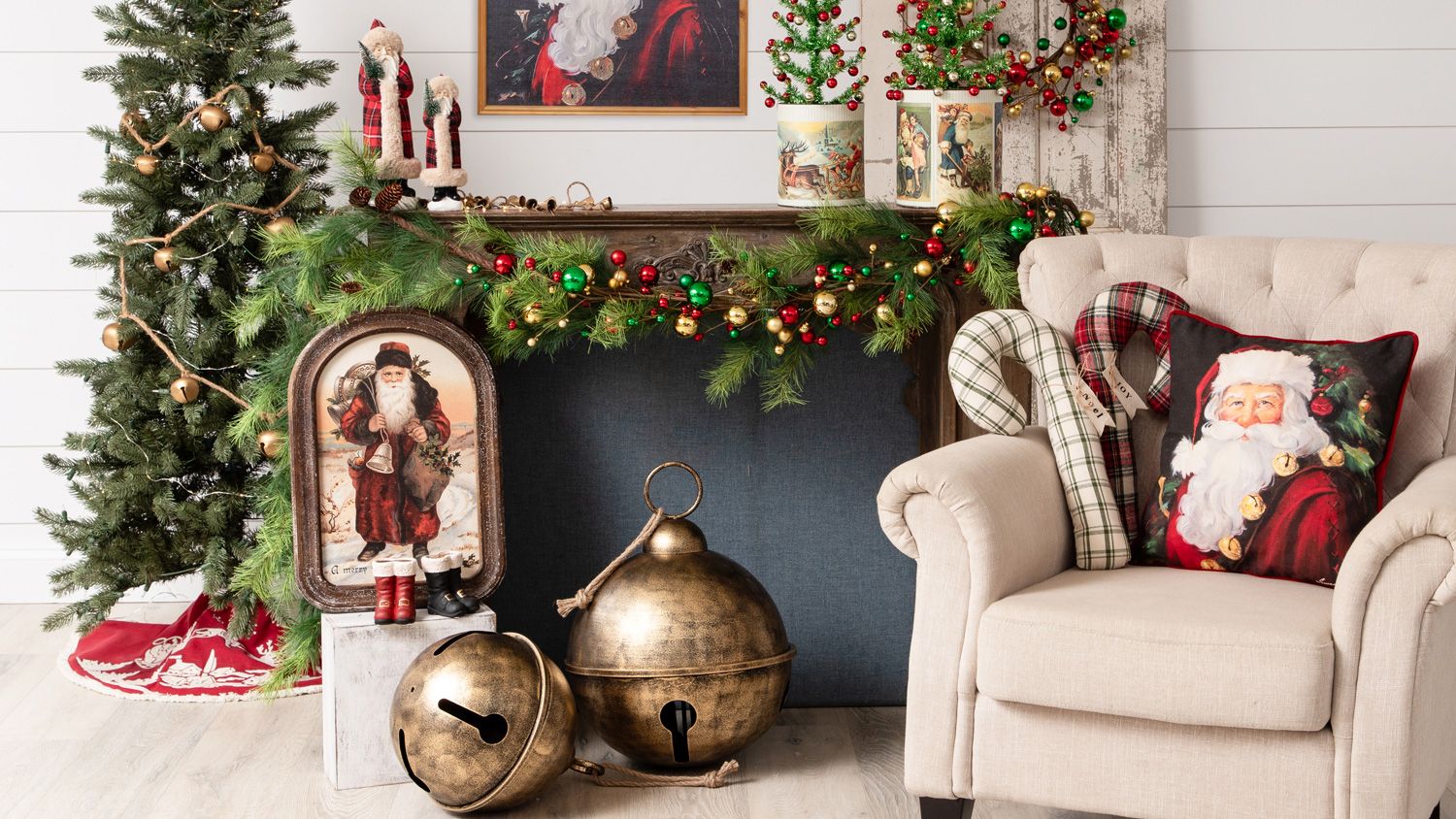 Christmas Cottage Room Scene