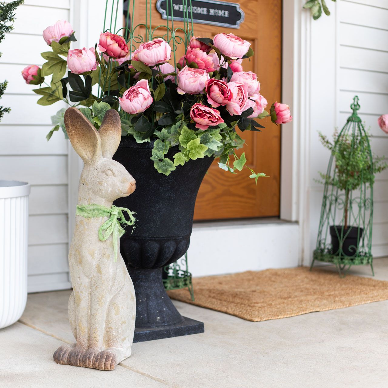 A Blooming Porch Scene from Photo Shoot