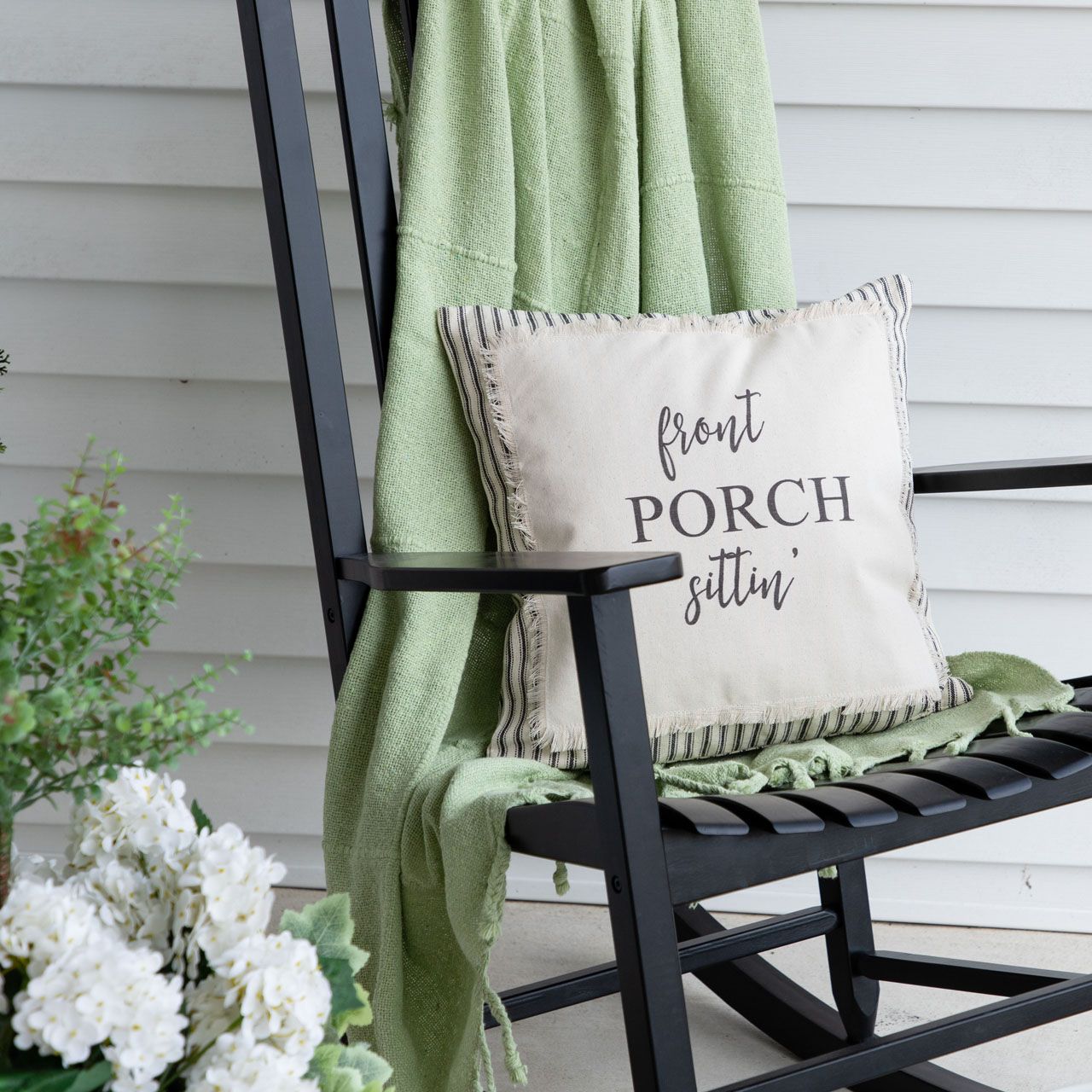 A Blooming Porch Scene from Photo Shoot