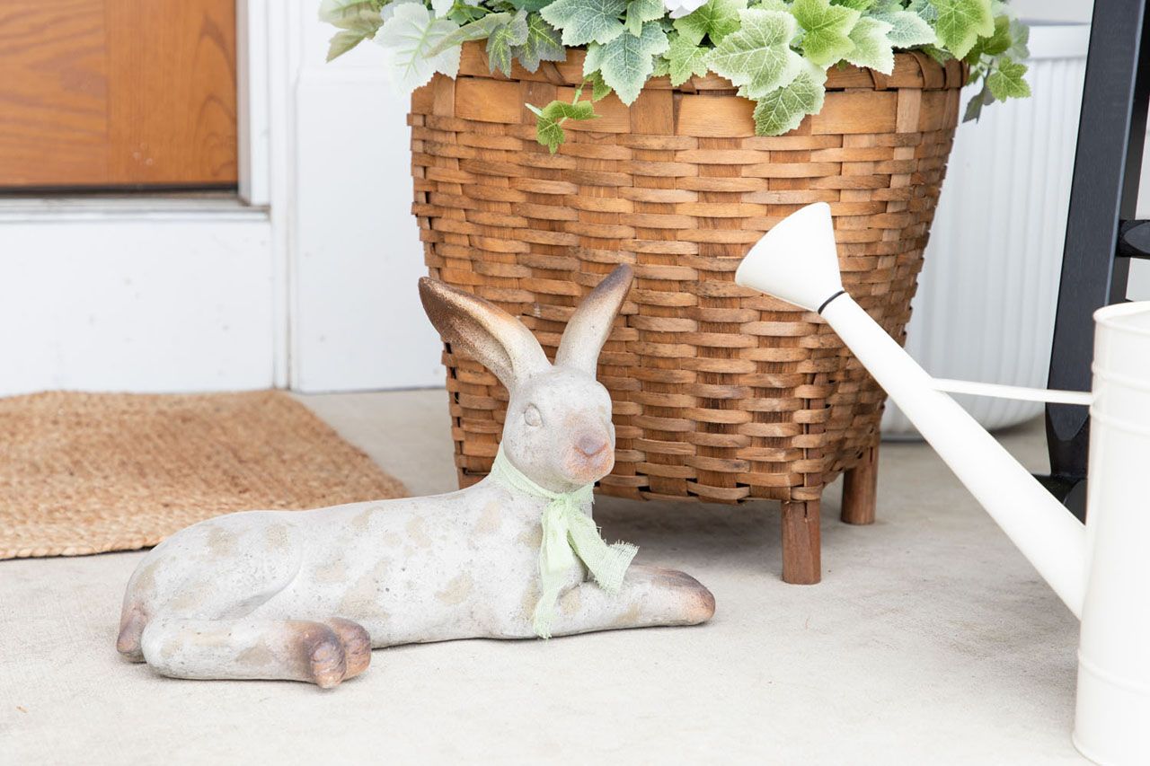 A Blooming Porch Scene from Photo Shoot