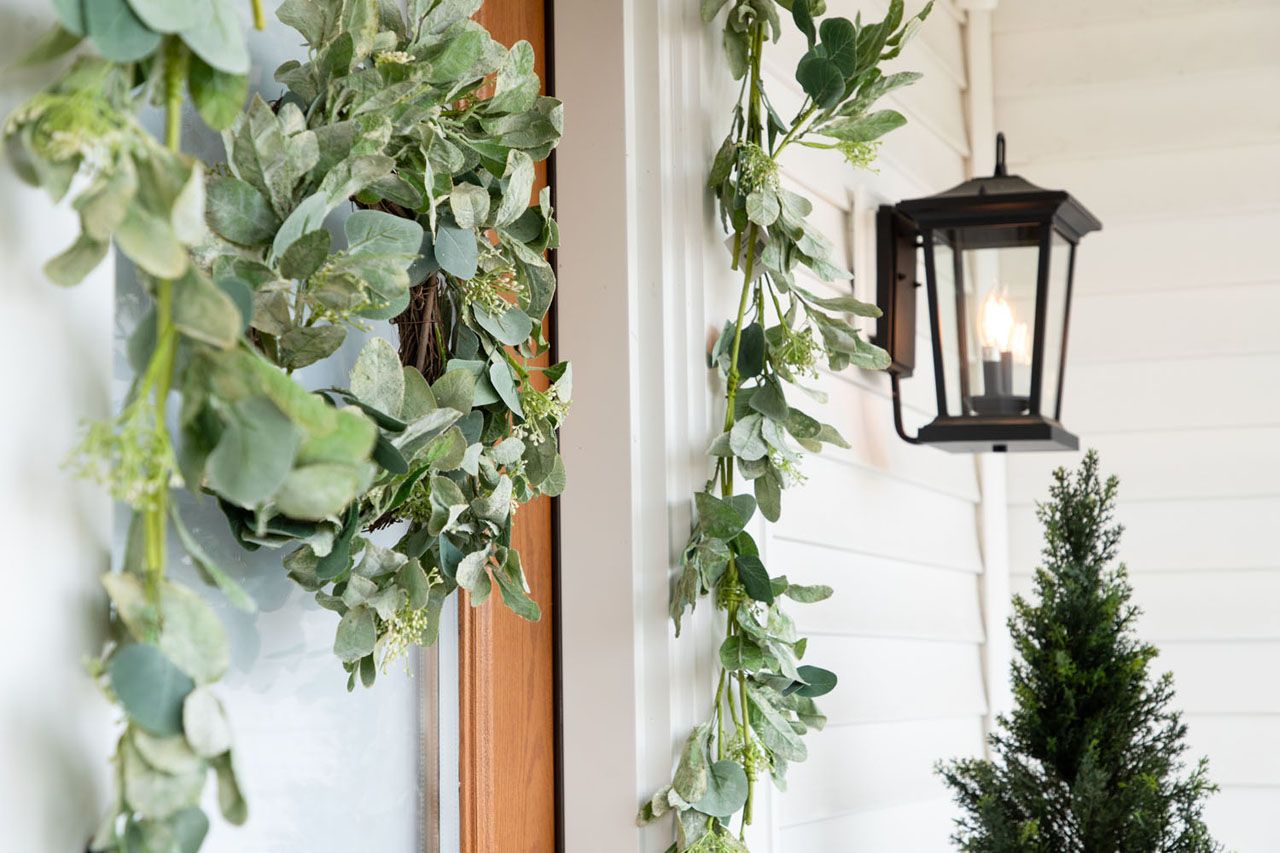 A Blooming Porch Scene from Photo Shoot