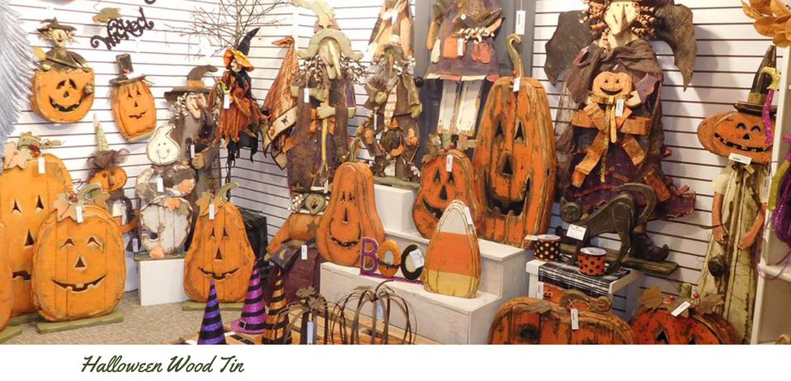 Halloween Wood Tin