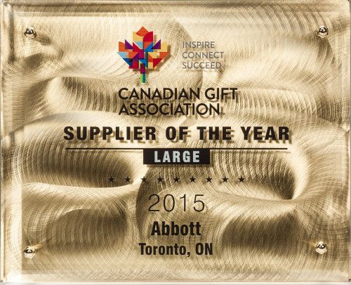 Abbott won the supplier of the year award