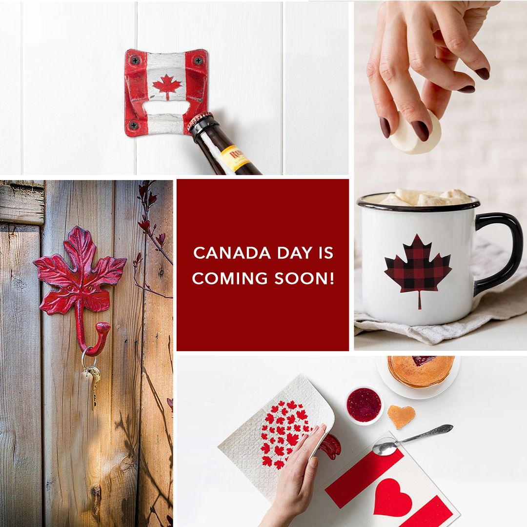 Canada Day is coming soon! Share some Canuk love with our wall art, cotton throws, mugs and more. A great way to bring some Canadiana to the home! 🍁🍁🍁⁠