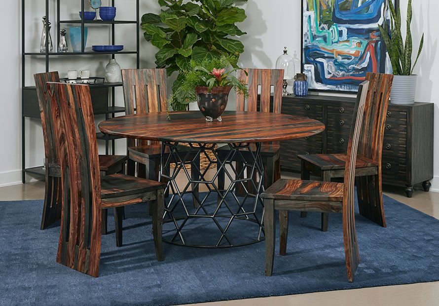 77208 - ROUND DINING TABLE