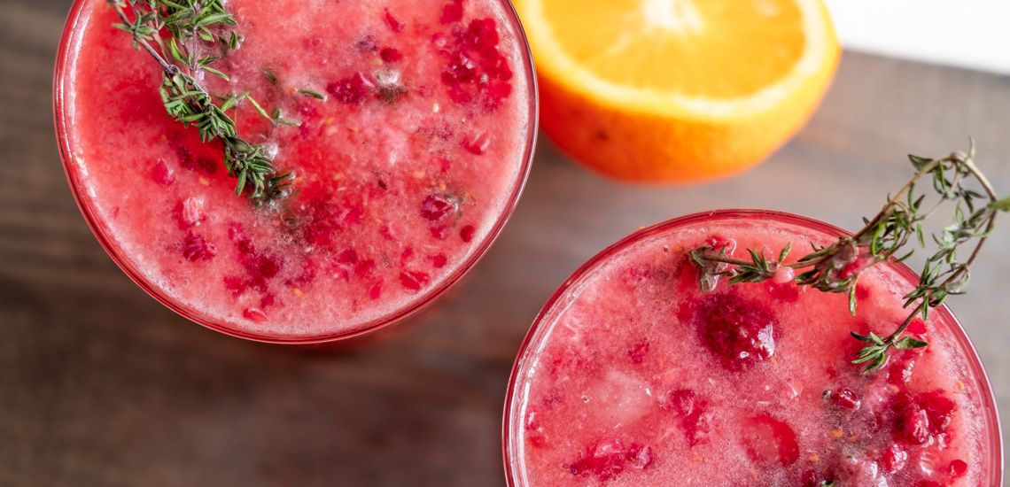 pink mocktail drinks