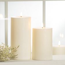 ivory Luxlite candles