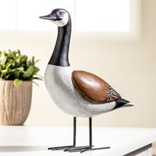 Canada goose figurine