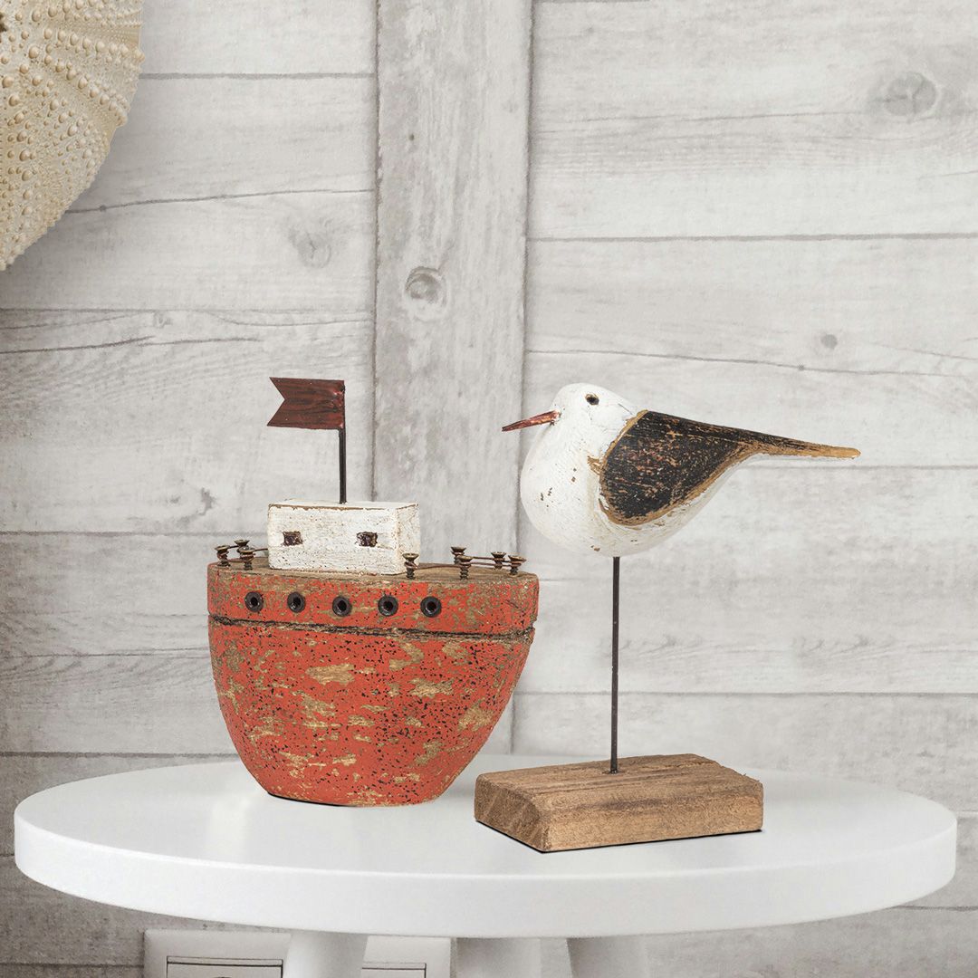 Add some coastal flair to your shop with our rustic Shoreline collection! Our unique decorative lighthouses, whales, birds and more will evoke a timeless maritime charm to any space. In stock now! 🦆🚢🐳🌊⁠