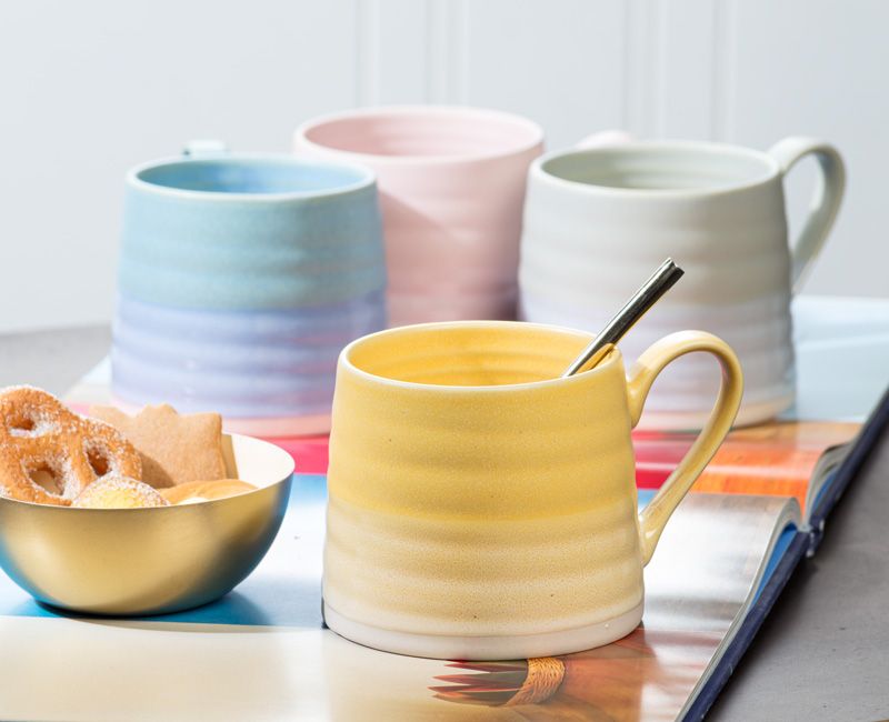 Colourful mugs