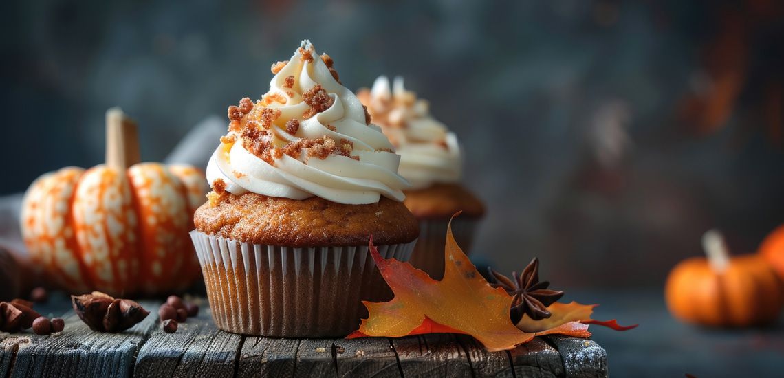 Pumpkin cupcakes