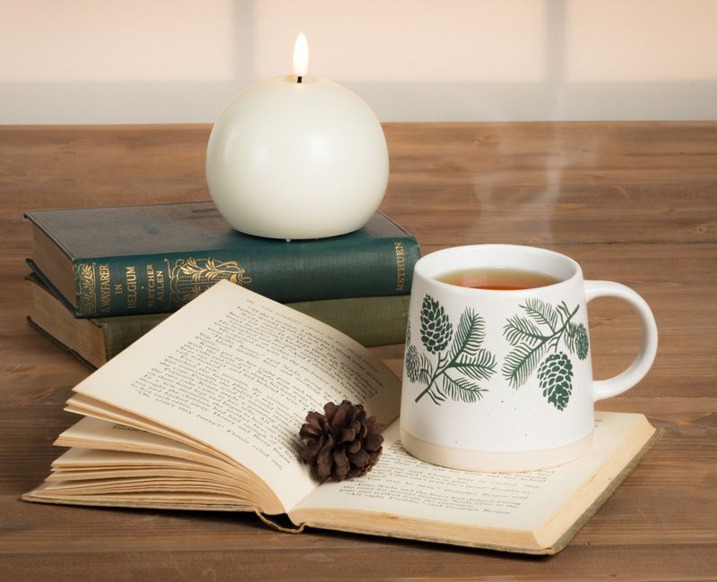 pinecone mug