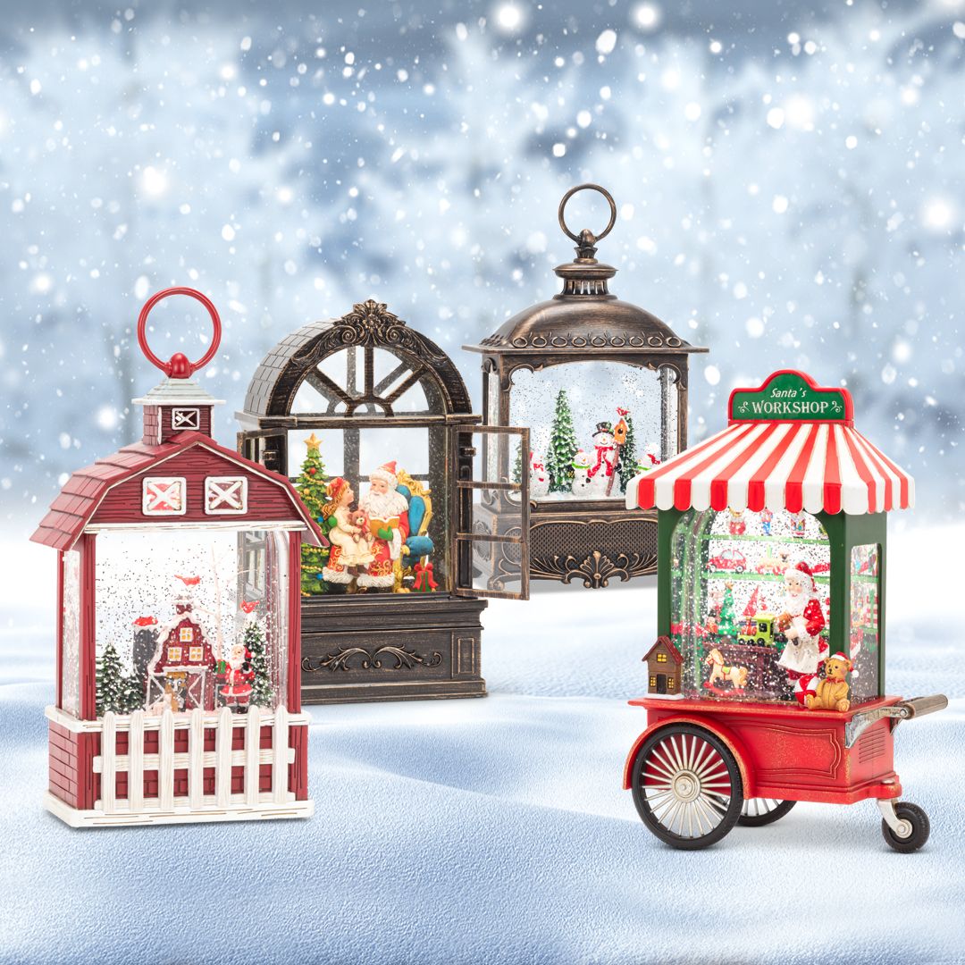 Stock up on flurries of fun with our holiday Snow Globes! From snowmen, cardinals, Santa and more, we've got the perfect wintery sphere for every type of mantle. Some even play music! ❄️☃️⛄️⁠