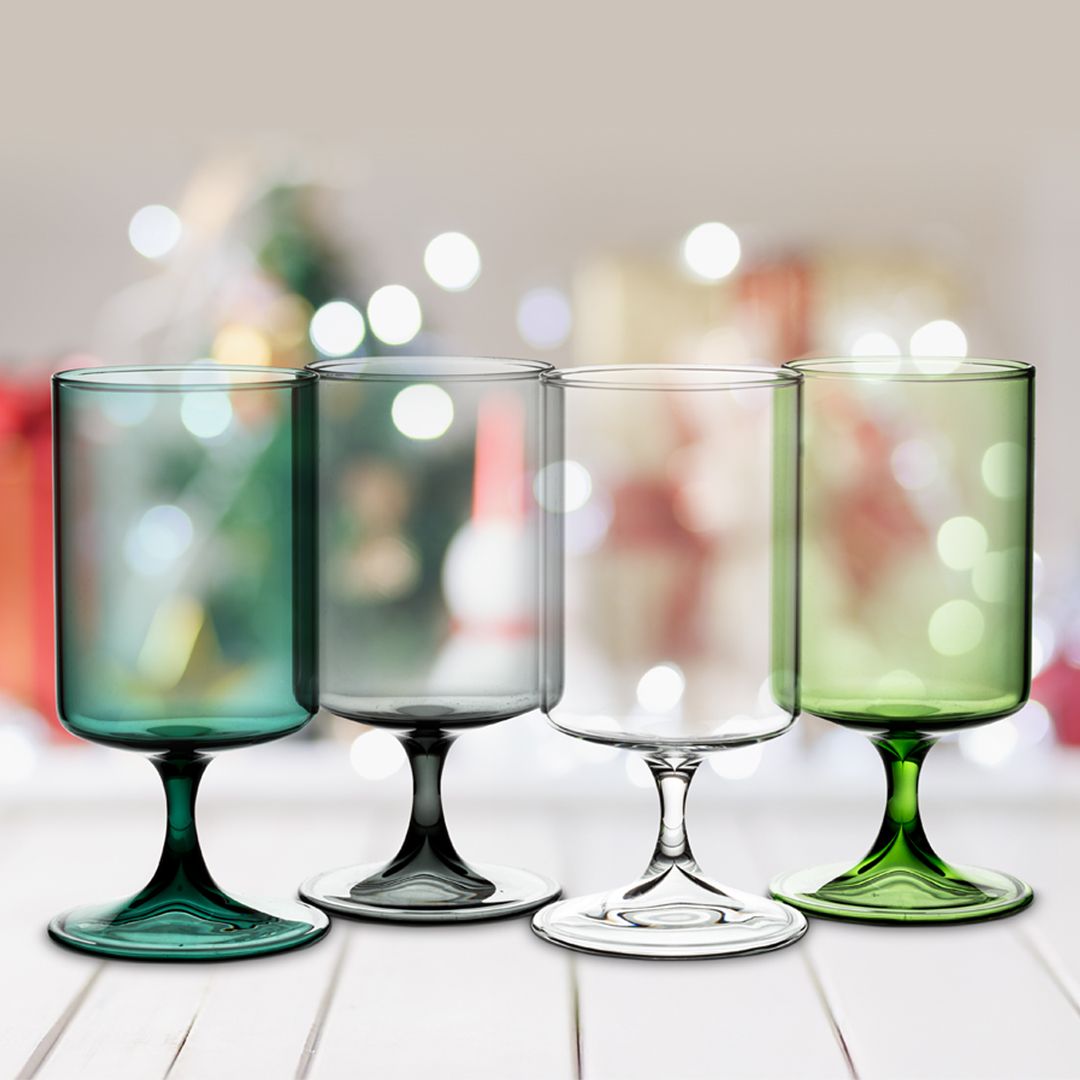 Raise a toast to holiday entertaining! Our beautiful glassware will help make festive parties memorable. Many sizes and colours available, and shipping now! 🥂✨️🙂🍾⁠