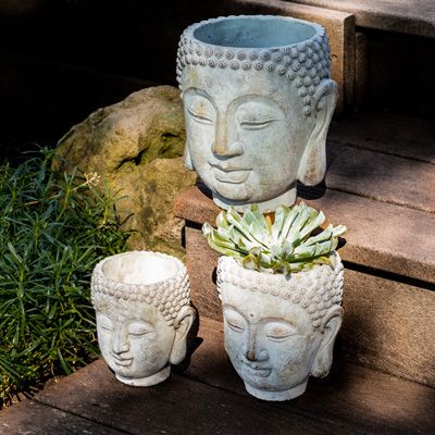 Buddha shaped planters