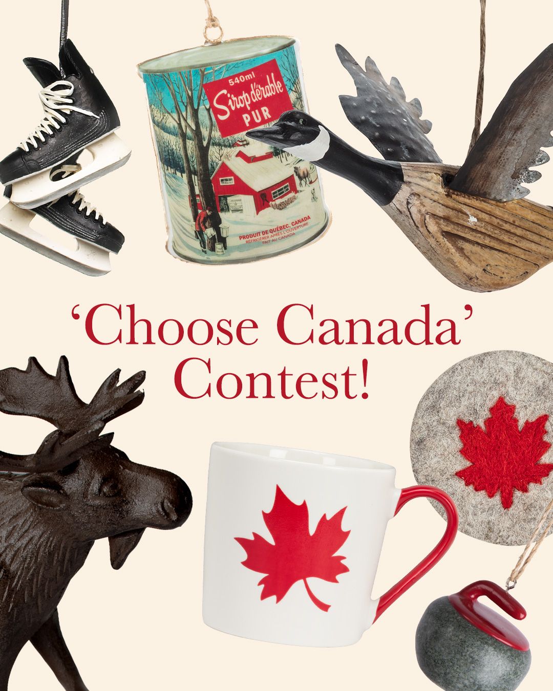 Our Choose Canada contest starts today! 🍁🍁🍁 Show off your Canadian spirit for a chance to WIN $250 wholesale worth of goodies from our Canadiana Collection!
