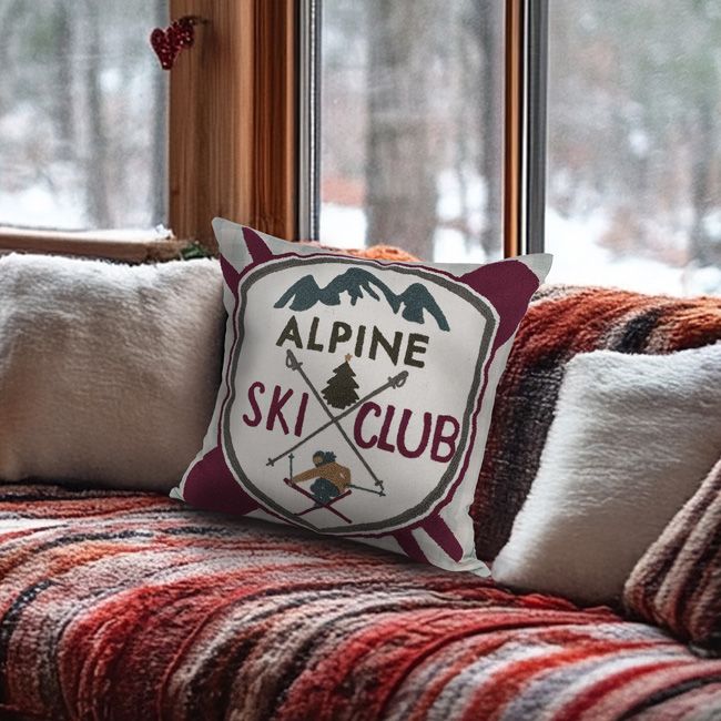 ski lodge cushion