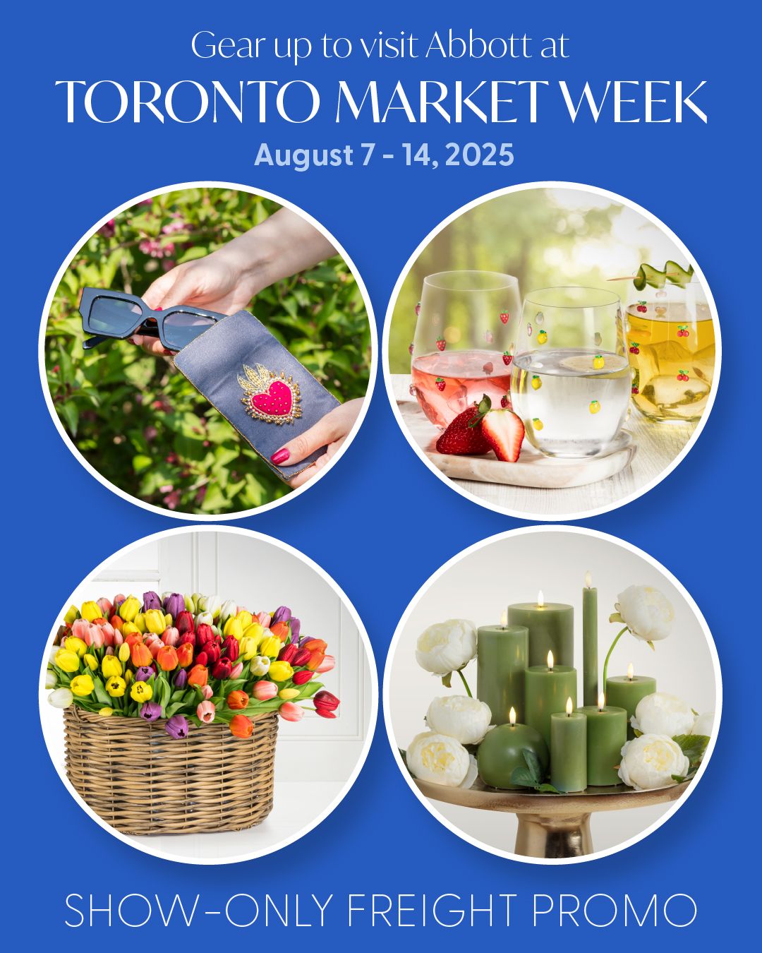 Toronto Market Week is fast approaching! 👌✨️💙⁠ August 7-14, 2025⁠ ⁠ Take advantage of dating, discounts and free freight with our Spring Booking Program. Plus, stock up and save big with our fabulous showroom-only promo! ⁠