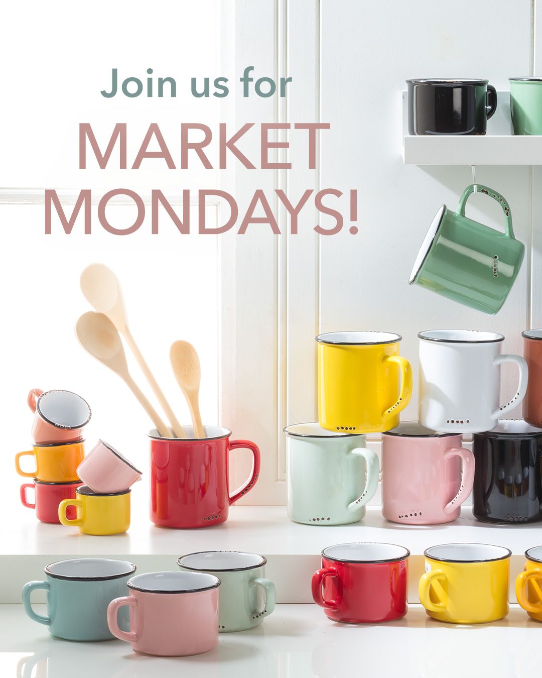 Join us at the Abbott showroom for Market Mondays! We're open each Monday from 9am to 4:30pm, so drop by to shop in person: you can view new products, get inspired by our displays, and place orders on the spot. No appointment necessary! Hope to see you soon. 🩵💛❤️⁠
