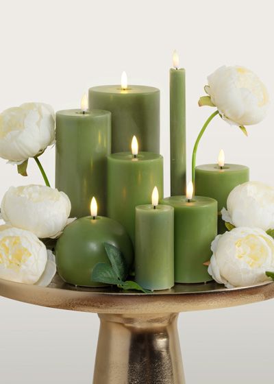 des bougies DEL