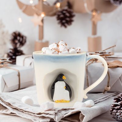 blue mug