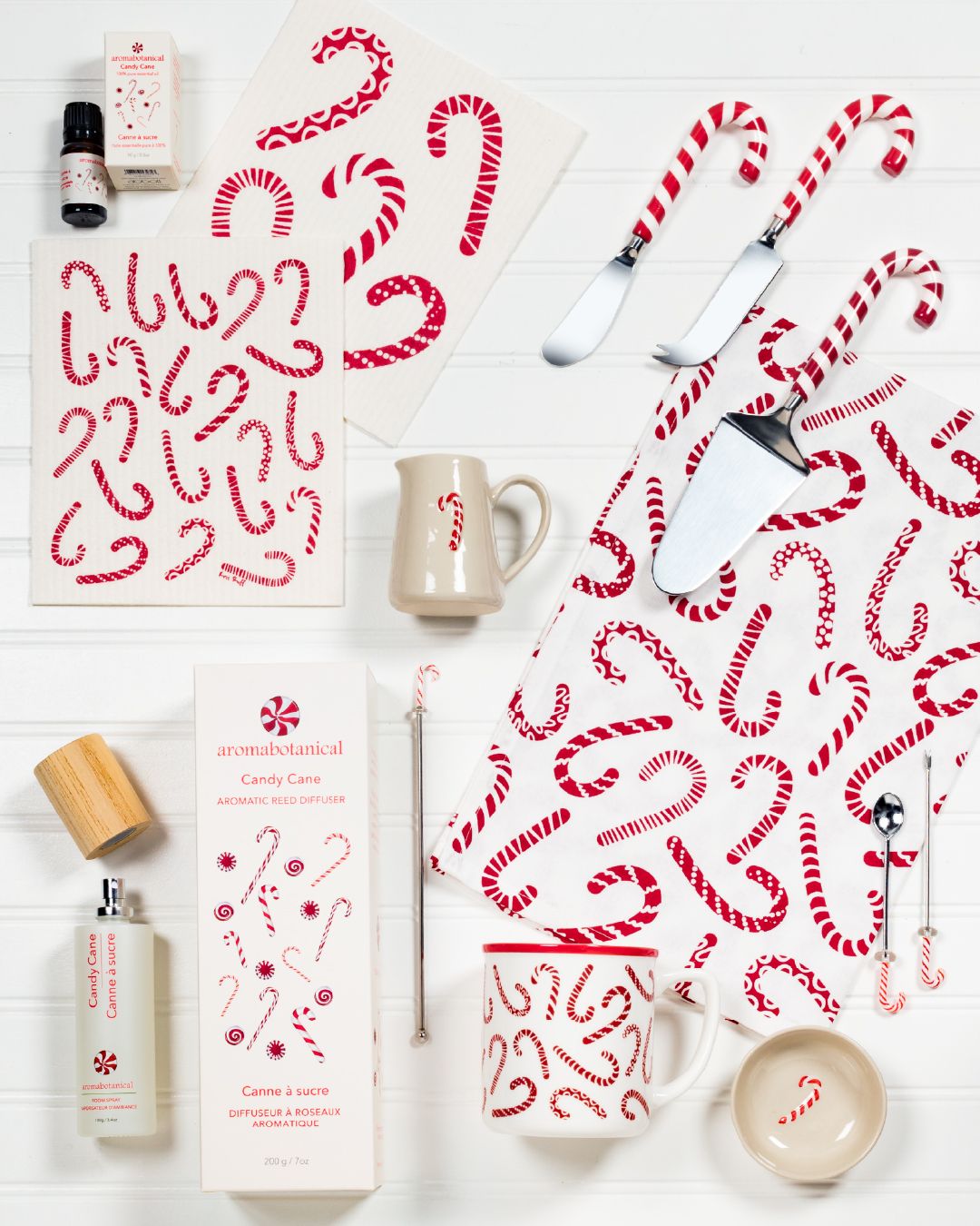 Get hooked on holiday sweets! Our candy cane collection stirs up the spirit of the season with festive stripes, joyful gatherings, and a hint of peppermint in the air. ❤️🤍❤️🤍⁠