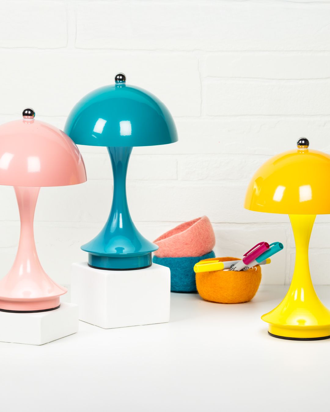 Brighten any study session with our stylish desk lamps! Some feature adjustable heights, multiple configurations and more. All are USB rechargeable! 🩷💙💛⁠ ⁠