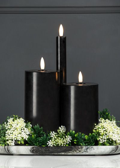 des bougies DEL