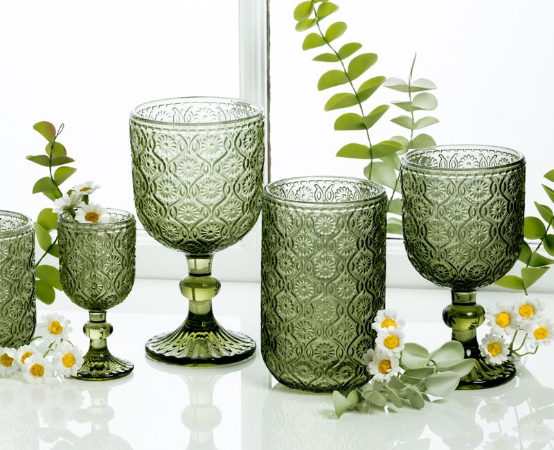 Green glassware
