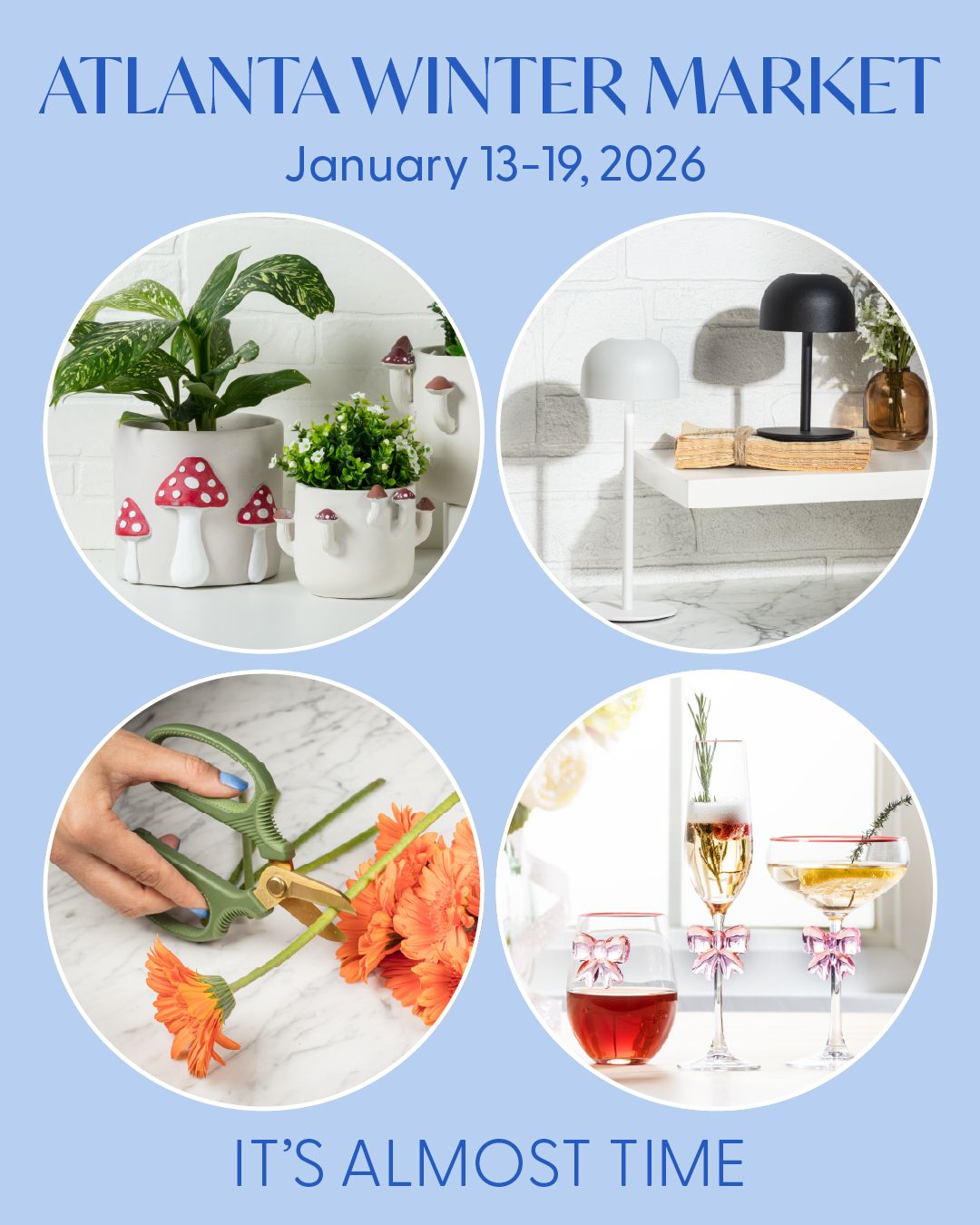 Meet us in Atlanta for the Winter Market! From January 13 to 19, discover hundreds of new products in our new Harper Group showroom, and take advantage of our showroom only promo. ✨️🙂❄️⁠ #atlantawintermarket