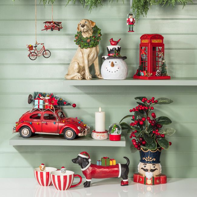Classic red and green Christmas products
