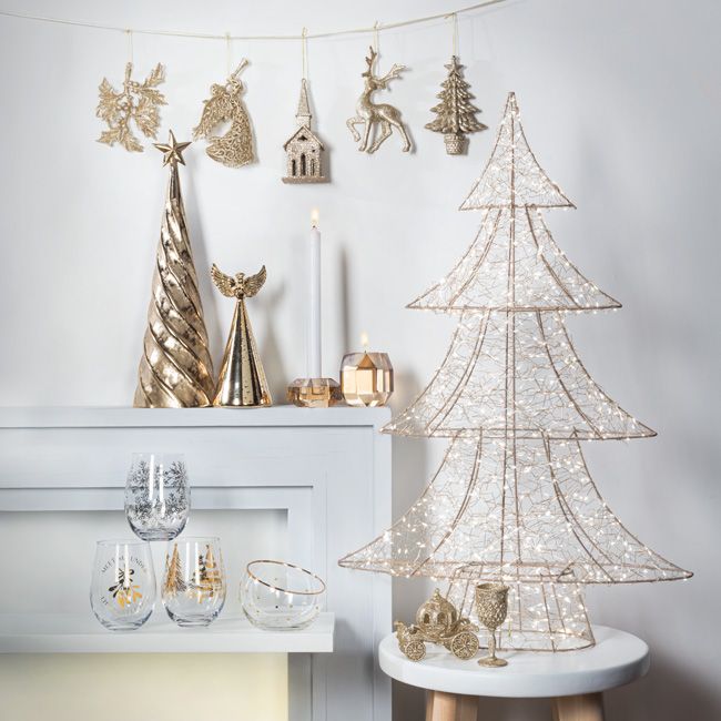 Sparkly winter decor