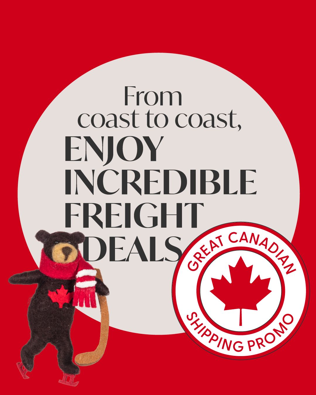 Kick off 2026 with flat-rate freight! From coast to coast, enjoy incredible shipping deals on orders $750 or more with our Great Canadian Shipping Promo. 🍁🍁🍁⁠