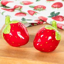 salières et poivrières à la fraise