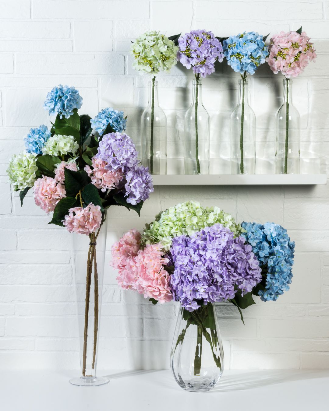 Bring the beauty of spring indoors with our delicate faux peonies and real-touch faux hydrangeas. Fresh and lifelike, these florals fill any space with colour and vibrancy. 💜💙🩷💚💐⁠