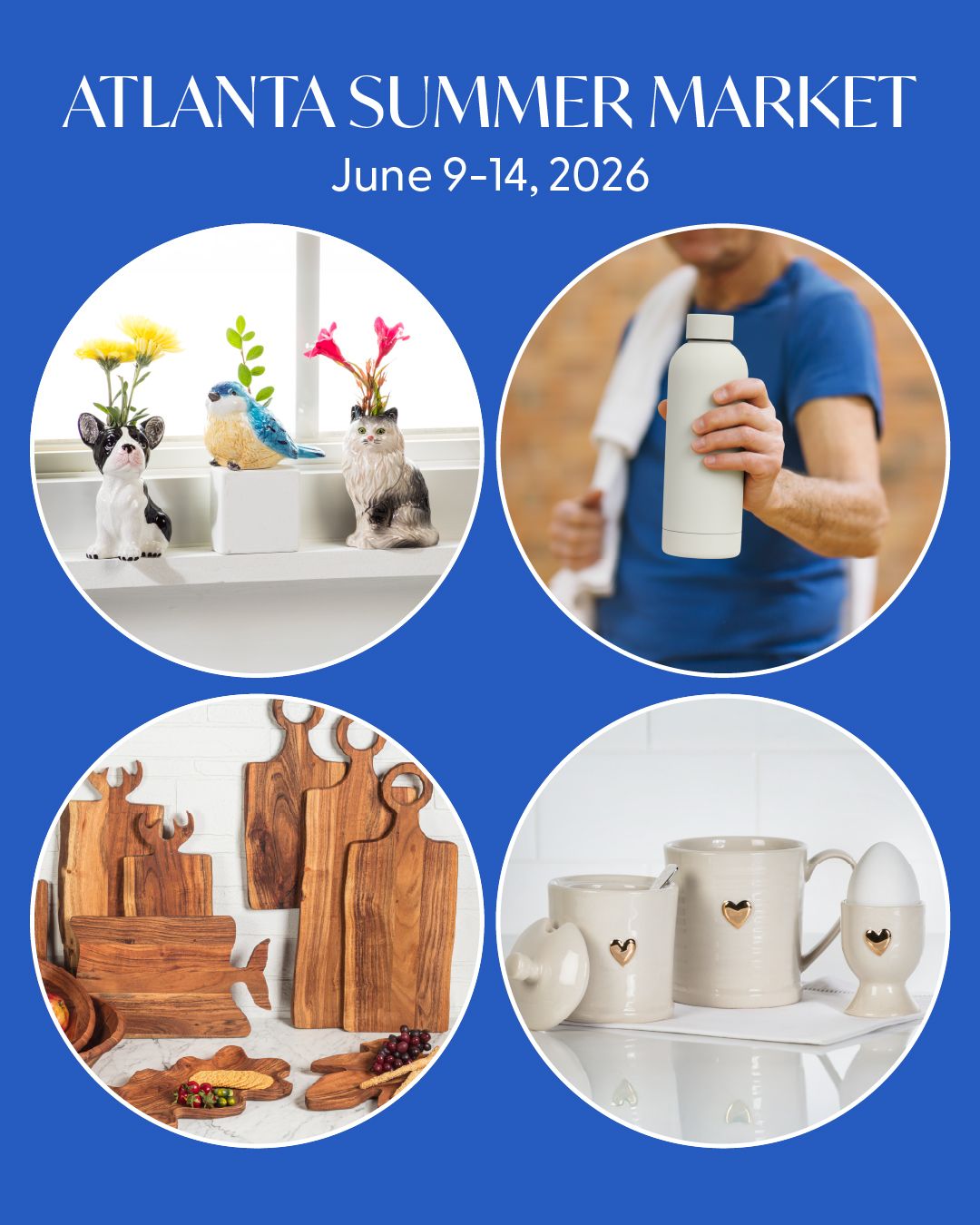 Atlanta Summer Market starts in 3 weeks! Visit us at the Harper Group showroom to view hundreds of new products and receive Free Freight on showroom orders over $1000. 😀✨️👍️⁠