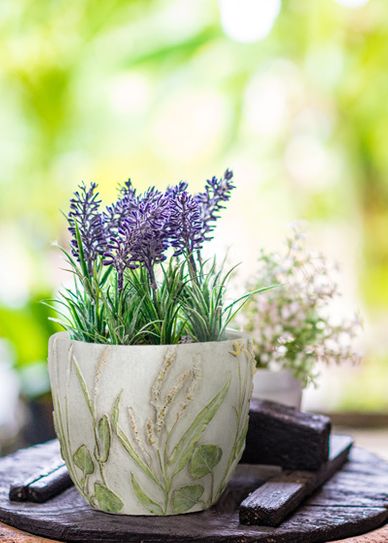 lilac planter