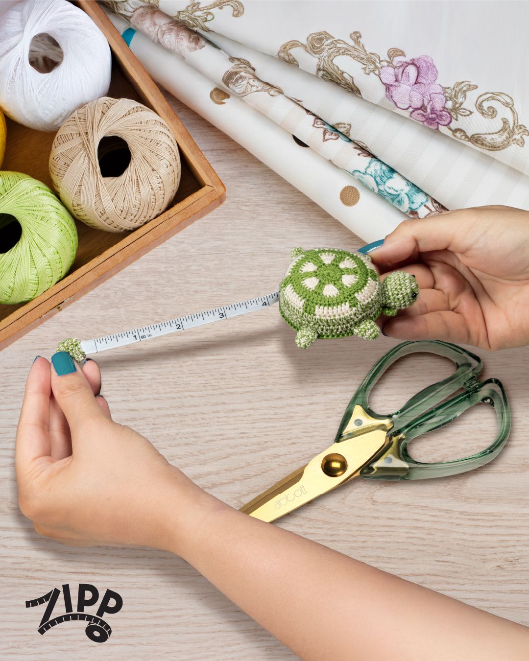 Our adorable Zipp critters are back in stock! Each 60-inch retractable measuring tape is handcrafted in Vietnam and includes imperial and metric measurements. Choose from 13 styles! 🐢🦊🐧🐷⁠