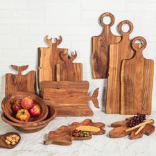 wooden serving trays