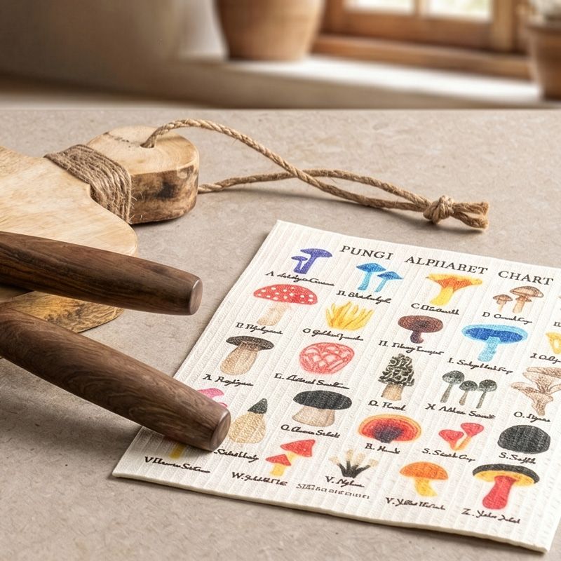 Alphabet dishcloth