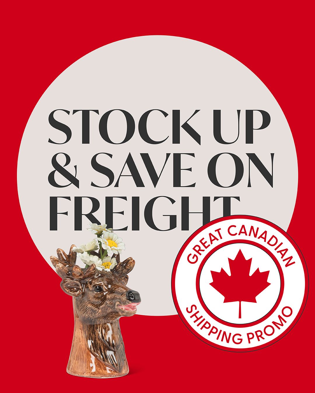 Stock up and save on freight! From coast to coast, enjoy incredible deals on orders $750 or more with our Great Canadian Shipping Promo. 🍁🍁🍁⁠