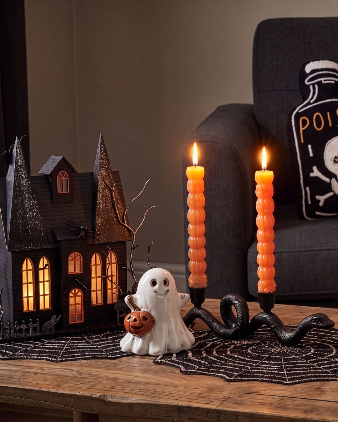 Dare to discover our collection of Halloween decor, accessories and more! Creep it real with our spooky skulls, wicked Jack-O-Lanterns, frightening coasters and poisonous pillows 👻🎃🐈‍⬛🧡🖤⁠ ⁠