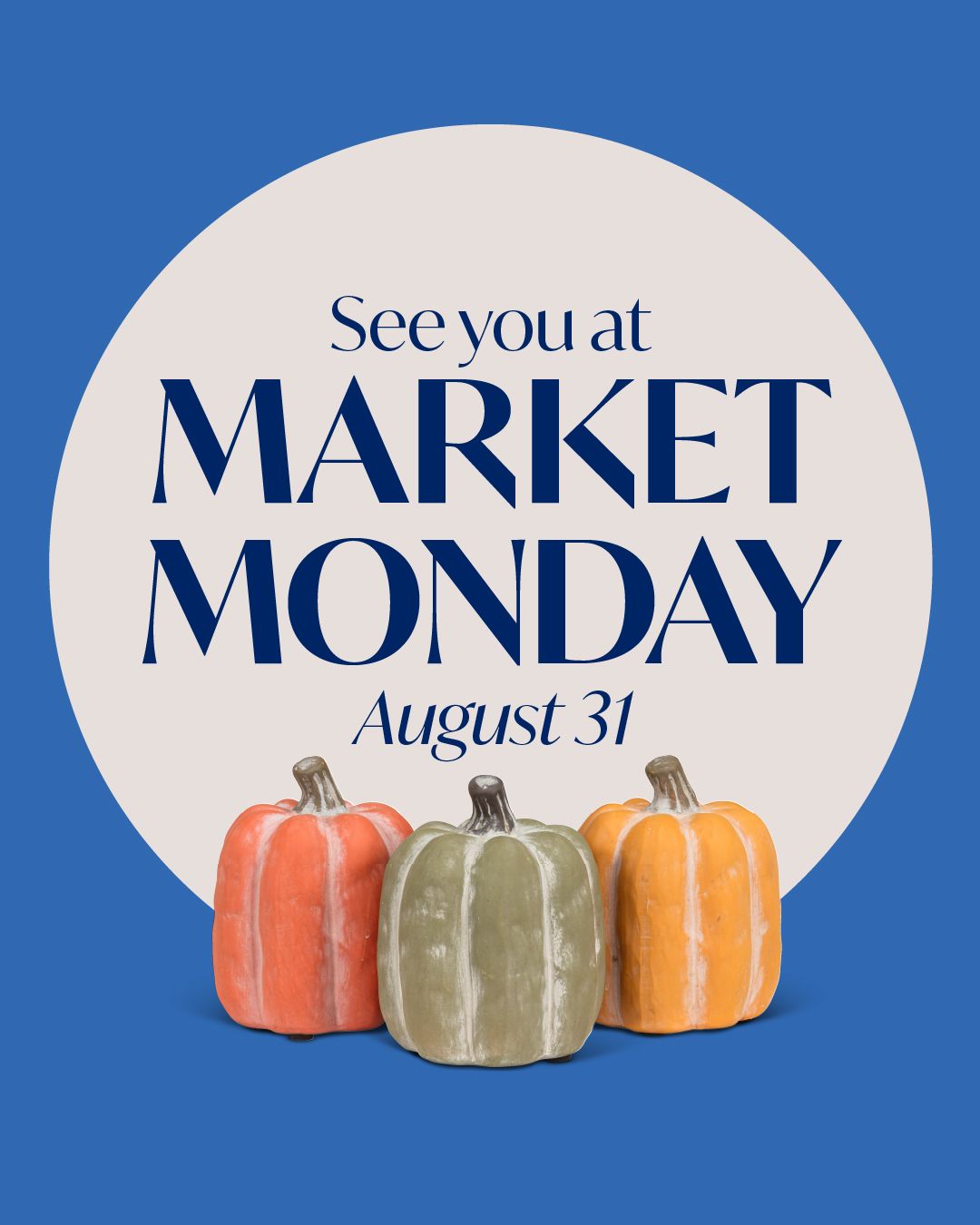Shop and save on August 31 during Market Monday! Join us at the International Centre for this monthly event and take advantage of our special in-stock items promo