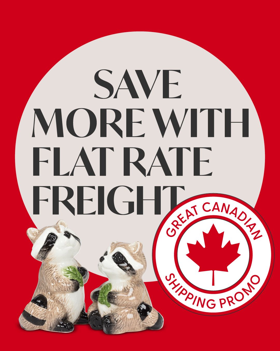 Great products deserve great shipping! From coast to coast, enjoy flat rate freight on orders $750 or more with our Great Canadian Shipping Promo. 🍁🍁🍁⁠