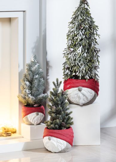 Pine tree themed planters