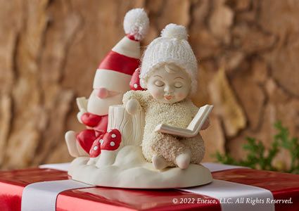 Snowbabies Figurine of Baby and Santa