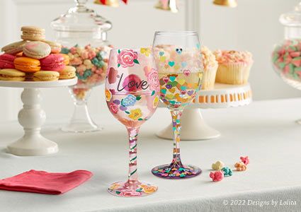 Lolita Wine Glasses and Sweets
