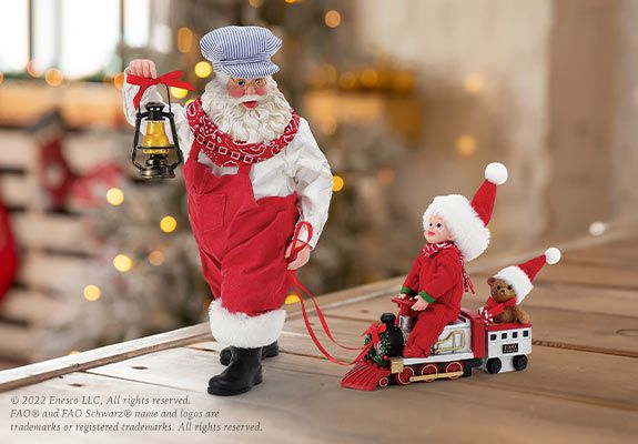 Santa and Toy Train