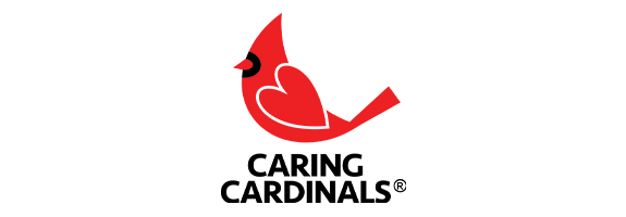 Caring Cardinals logo